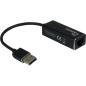 Preview: Adapter USB 3.0 to RJ45 Inter Tech Argus IT-810 Gigabit Lan 1000 MBit / s schwarz