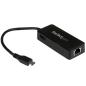 Preview: StarTech USB-C auf Gigabit Netzwerkadapter mit extra USB Anschluss - USB 3.1 Gen 1 (5 Gbit/s)