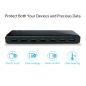 Preview: 7-Port TP-Link Hub mit 2 Ladeanschlüsse USB 3.0