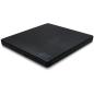 Preview: Hitachi LG Externer DVD-Brenner HLDS GP60NB60 Slim schwarz – tragbares DVD±RW Laufwerk für Laptop & PC