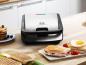 Preview: Tefal Snack Collection SW852D – Sandwichmaker & Waffeleisen mit Wechselplatten | 700 W | Edelstahl/Schwarz