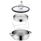 Preview: WMF Vitalis Dampfgarer mit Glasdeckel 28cm