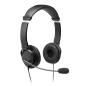 Preview: Kensington Headset Hi-Fi mit Mikrofon USB-A 1.80m Kabel schwarz