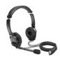 Preview: Kensington Headset Hi-Fi mit Mikrofon USB-A 1.80m Kabel schwarz