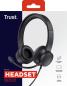 Preview: Trust Ayda PC Headset USB schwarz