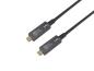 Preview: Equip Kabel USB-C3.2-C AOC 8K PD60W St/St 10.00m schwarz