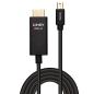 Preview: LINDY Mini-DisplayPort an HDMI Adapterkabel mit HDR 0,5m