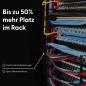 Preview: Patchbox.one Kupferkassette 46RU (2,5 m), Cat. 6a, U/UTP, PoE++, grün
