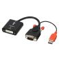 Preview: LINDY Konverter VGA auf DVI-D 1920x1200 Strom über USB