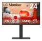 Preview: 60,4cm/23,8" (1920x1080) LG 24BA650-B 16:9 FHD IPS 5ms 100Hz HDMI DP USB-C Speaker Pivot Black