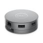 Preview: Dell DA310 7-in-1 USB-C Travel Adapter – Mobile Dockingstation mit HDMI, DP, VGA, RJ45 & Power Delivery