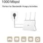 Preview: TP-Link AV1000 Powerline Adapter Kit PA7017P mit Steckdose – Gigabit LAN, 1000 Mbit/s