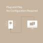 Preview: TP-Link AV1000 Powerline Adapter Kit PA7017P mit Steckdose – Gigabit LAN, 1000 Mbit/s