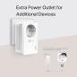 Preview: TP-Link AV1000 Powerline Adapter Kit PA7017P mit Steckdose – Gigabit LAN, 1000 Mbit/s