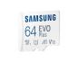 Preview: Samsung EVO plus  64 GB MicroSDXC UHS-I Class 10 Speicherkarte mit SD-Adapter MB-MC64KA