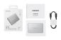 Preview: 2TB Samsung Portable T7 Resurrected USB-C 3.1 (10Gb/?s) Silber externe Festplatte SSD