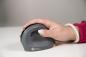 Preview: BakkerElkhuizen PRF Mouse Wireless Dark Grey – Ergonomische Vertikale Funkmaus mit 1600 DPI & USB-A/USB-C Adapter