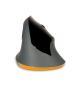 Preview: BakkerElkhuizen PRF Mouse Wireless Dark Grey – Ergonomische Vertikale Funkmaus mit 1600 DPI & USB-A/USB-C Adapter
