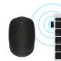 Preview: Logitech B170 Kabellose Funkmaus 2,4 GHz Optisch Beidhändig Schwarz für PC & Notebook