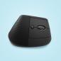 Preview: Logitech Lift Ergonomische Vertikalmaus – Kabellos & Bluetooth | 4000 DPI | Für Rechtshänder – Schwarz