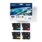 Preview: Brother LC985VALBP Original Tintenpatronen Value-Pack Schwarz Cyan Magenta Gelb