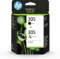 Preview: HP 305 Multipack Original Druckerpatronen 6ZD17AE | Schwarz, Cyan, Magenta, Gelb für HP DeskJet & ENVY