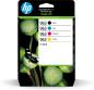 Preview: HP 963 Tintenpatronen 4er-Pack Original – Schwarz, Cyan, Magenta, Gelb | Kompatibel mit HP OfficeJet Pro Druckern