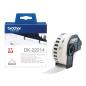 Preview: Brother Endlosetiketten (Papier) DK22214 schwarz auf weiss 12mm x 30,48m