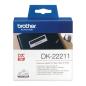 Preview: Brother DK-22211 Endlosetiketten 29 mm Schwarz auf Weiß 15,24 m Original