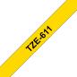 Preview: Brother TZe-611 Original Schriftband Gelb – Schwarz auf Gelb, 6 mm x 8 m