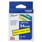 Preview: Brother TZe-651 Original Schriftband Gelb – Schwarz auf Gelb, 24 mm x 8 m