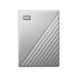 Preview: 2,5" WD My Passport Ultra Mac 4TB Silver USB-C/USB3.0 HDD 6,4cm 2,5Zoll Metal finish RTL portable extern