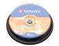 Preview: Verbatim DVD-R Matt Silver 4,7GB 16x 10er Spindel  Cakebox