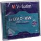 Preview: Verbatim DVD-RW 4,7 GB 4x Matt Silver – Wiederbeschreibbare DVD 4x Speed, Jewel Case