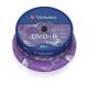 Preview: Verbatim - 25 x DVD+R - 4.7GB 16x - Spindel - Speichermedium (43500)