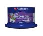 Preview: Verbatim DVD+R DL 8,5GB 8x 50er Spindel Rohlinge wide printable