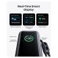 Preview: ANKER PowerBank 25.000mAh 165W 3x 100W USB-C 1x USB-A mit Smart Display zwei integrierte Ladekabel schwarz