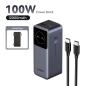 Preview: UGREEN Powerbank 12000 mAh 100W USB-C Fast Charging mit Power Delivery & Display