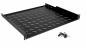 Preview: Equip 19 Zoll Rack Fachboden 1HE 600mm Schwarz Fester Einlegeboden Serverrack Serverschrank
