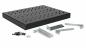 Preview: Equip Variabler 19 Zoll Fachboden 1HE 350 mm Schwarz | Rack Ablage bis 100 kg | Serverschrank Regalboden