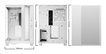 Preview: be quiet! Light Base 500 LX White Midi Tower