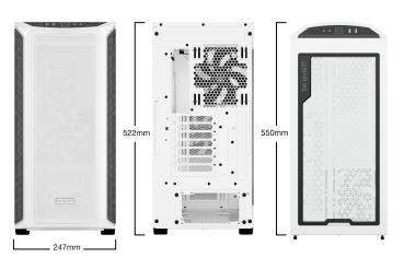 Preview: be quiet! SHADOW BASE 800DX White Midi Tower