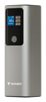 Verbatim Charge 'n' Go Powerbank 27.000 mAh metall-grau