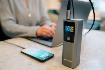 Verbatim Charge 'n' Go Powerbank 27.000 mAh metall-grau