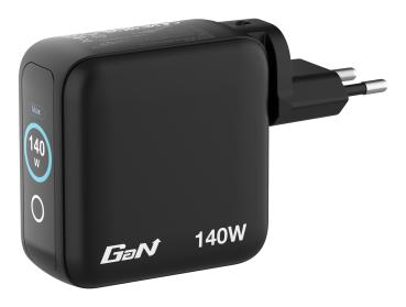 Verbatim Mini GaN Charger 140W with Display
