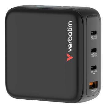 Verbatim Mini GaN Charger 140W with Display