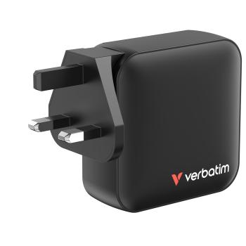 Verbatim Mini GaN Ladegert 165W 4 Port US/EU/UK ADP
