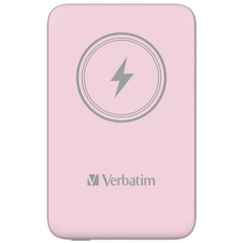 Preview: Verbatim Wireless Powerbank Charge 'n' Go 10.000mAh (rosa, Qi, PD 3.0, Quick Charge 3.0)