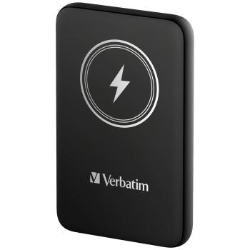 Verbatim Wireless Powerbank Charge 'n' Go 10.000mAh (schwarz, Qi, PD 3.0, Quick Charge 3.0)