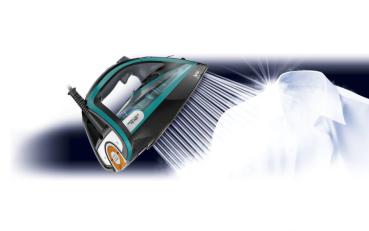 Tefal Ultimate Pure FV9844 Dampfbügeleisen – 3200 W, Anti-Kalk & Microsteam® Bügelsohle